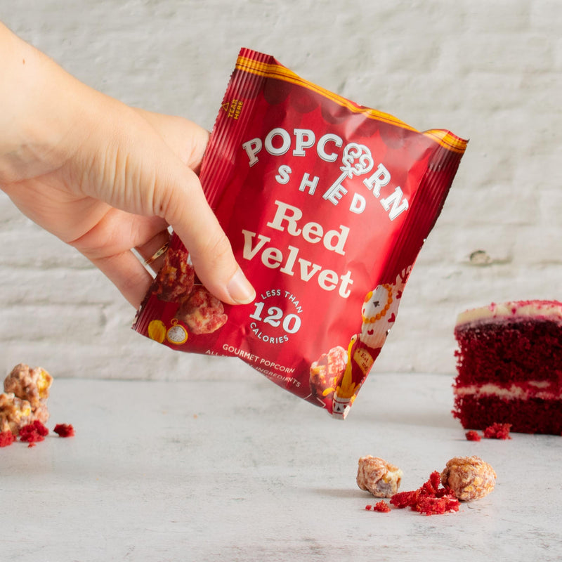 Red Velvet Popcorn Snack Pack - Popcorn Shed