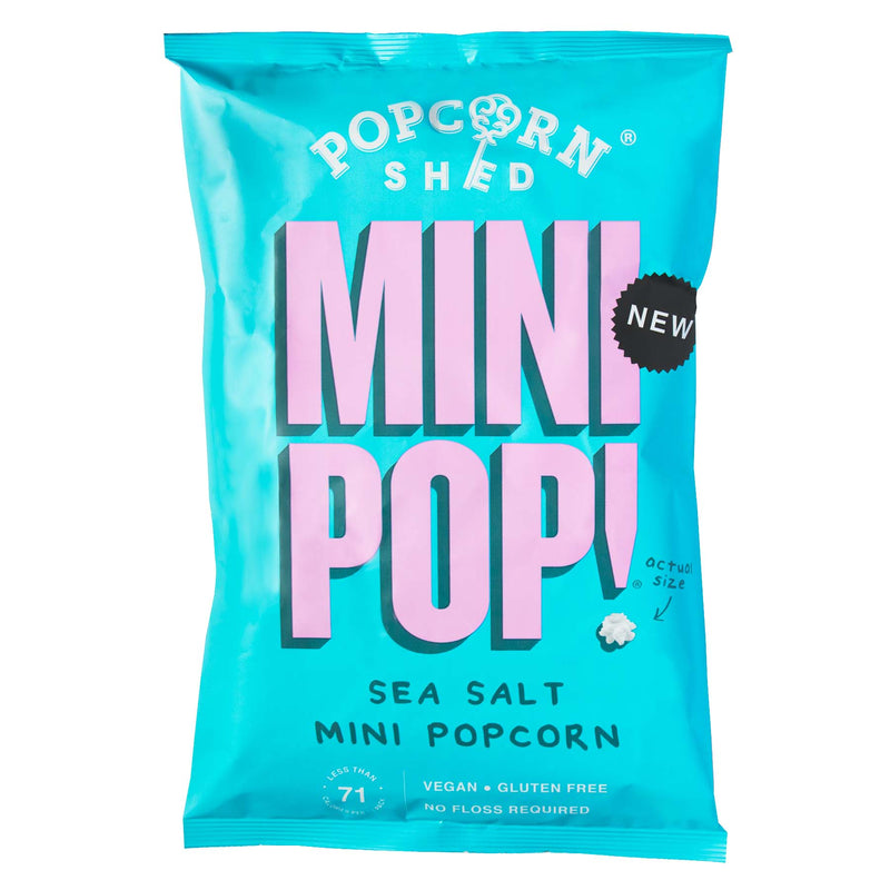 Mini Pop!® Sea Salted - Case of 10 x Sharing Bags - Popcorn Shed