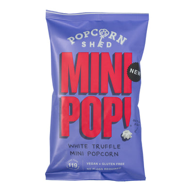 Mini Pop!® Vegan White Truffle Popcorn - Single Serve Bags - Popcorn Shed